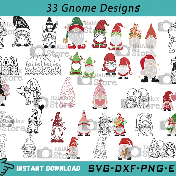 Free Gnome Svg - Etsy