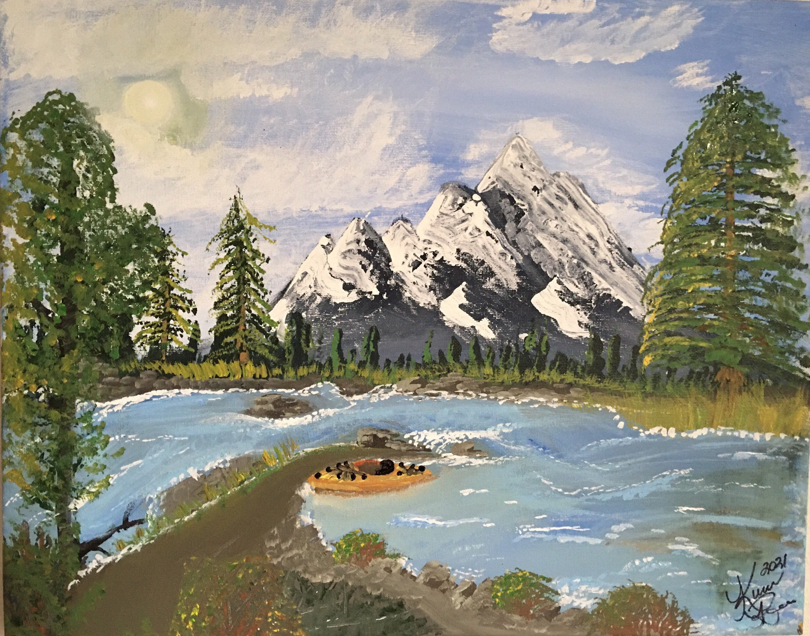 Custom Kayak Painting Etsy