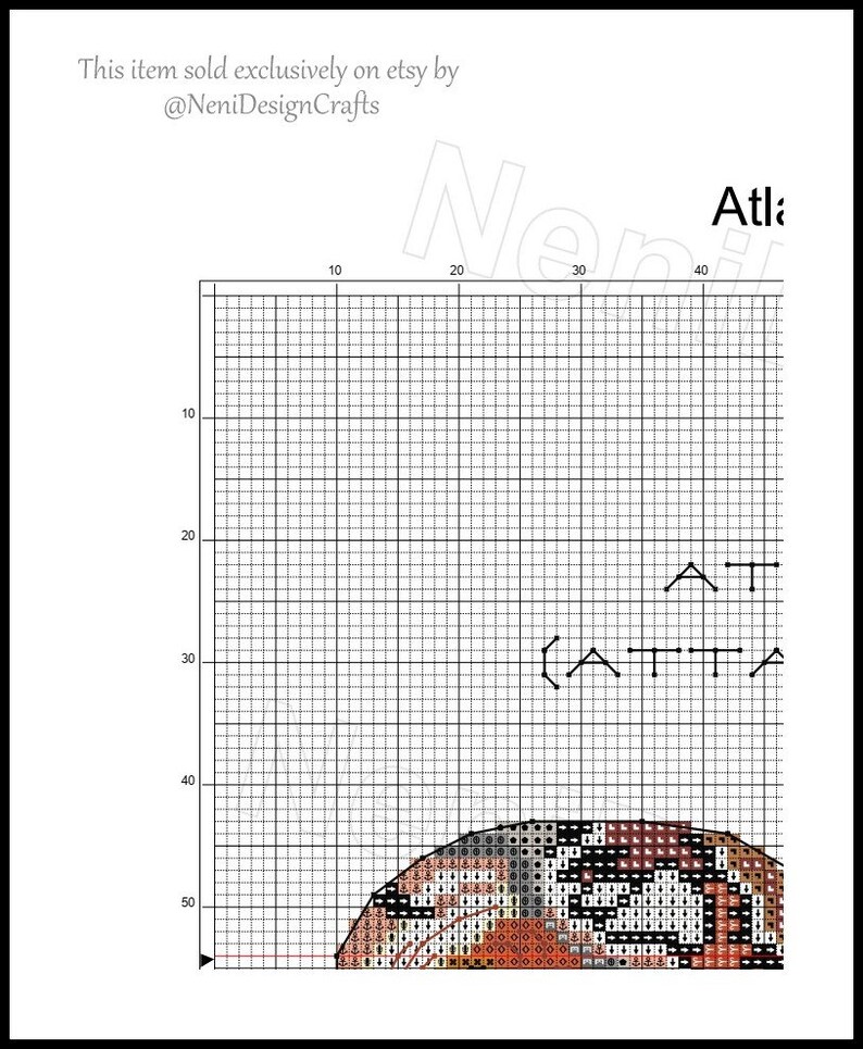Atlas Moth Cross Stitch Pattern, Insect Home Decor (PDF Pattern) - Etsy