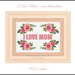 Wildflower Easter, Cross Stitch Pattern, Easter Cross Stitch, Easter ...