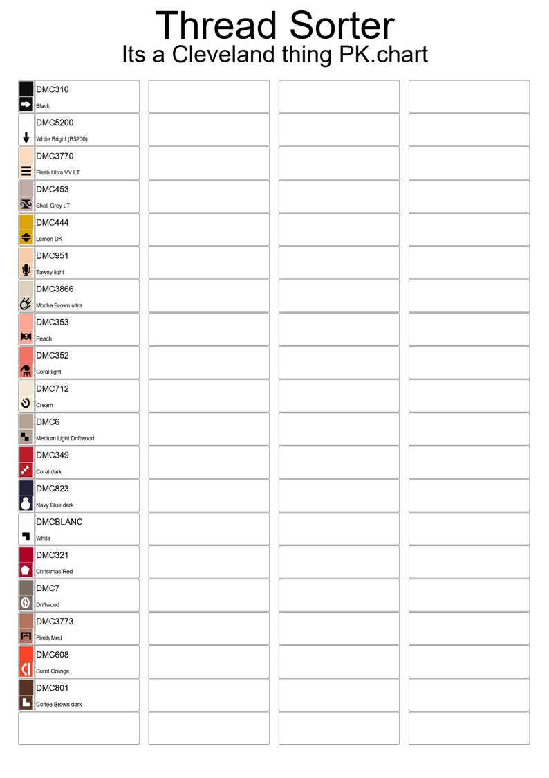 Cleveland Thing Cross Stitch Pattern Sport Fan Gnomes DIY Cute Gnomes Home Decor Wall Decor