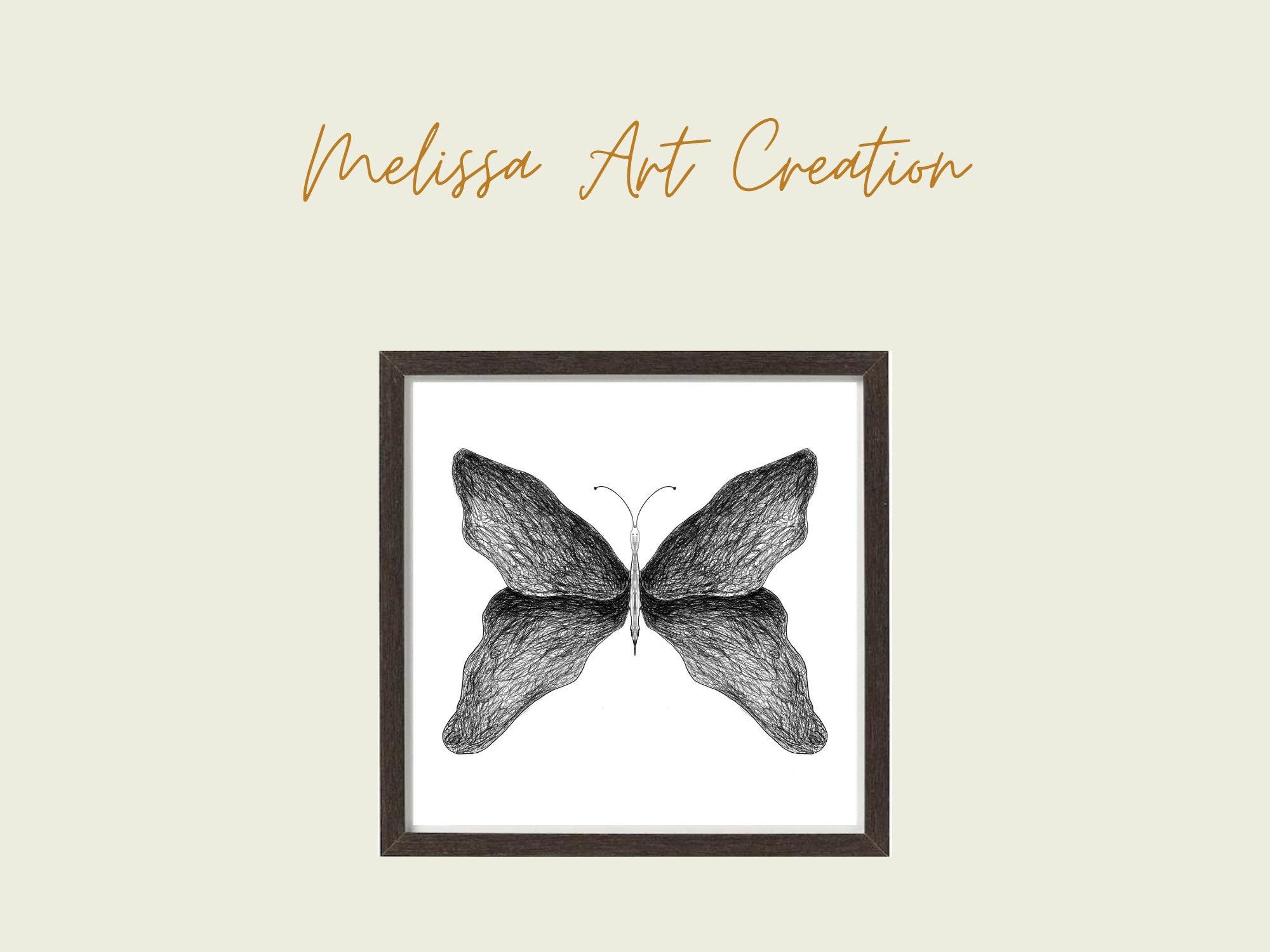 Butterfly Beauty Lies in Beholders Eyes Psychological Art Etsy