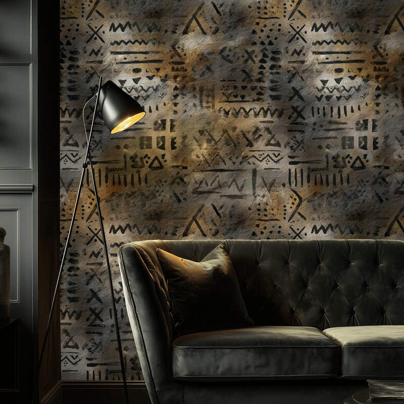 African Print Wallpaper - Etsy