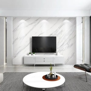Luxury Wallpaper / White Marble Wallpaper / Background Wallpaper / Adhesive Wallpaper / Peel and Stick Wallpaper / Removable Wallpaper