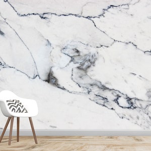 Black and White Marble Wallpaper Luxury Wall Decor Removable