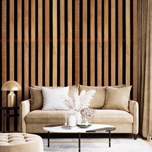 Wooden Decorative Wallpaper / Luxury Wallpaper / Geometric Wallpaper / Adhesive Wallpaper / Peel and Stick Wallpaper / Removable Wallpaper