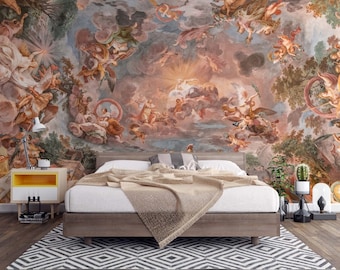 Marcus Furius Camillus Wallpaper / Art Wallpaper / Renaissance Wallpaper / Adhesive Wallpaper / Peel Stick Wallpaper / Removable Wallpaper