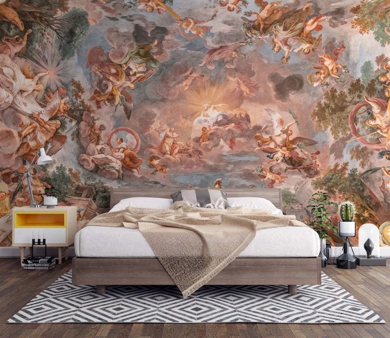 Marcus Furius Camillus Wallpaper / Art Wallpaper / Renaissance Wallpaper / Adhesive Wallpaper / Peel Stick Wallpaper / Removable Wallpaper image 1