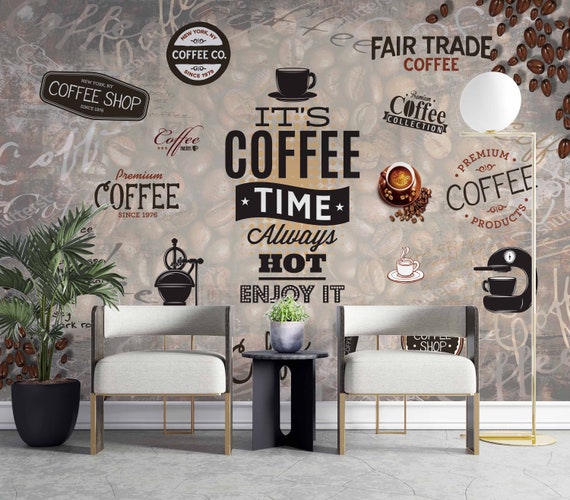 Buy Coffee Themed Wallpaper / Coffee Wallpaper / Cafe Wallpaper / Online in India - Etsy Buy Coffee Themed Wallpaper / Coffee Wallpaper / Cafe Wallpaper / Online in India - Etsy