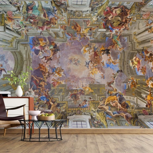 Renaissance Wallpaper Peel and Stick Medieval Wall Mural Art - Etsy