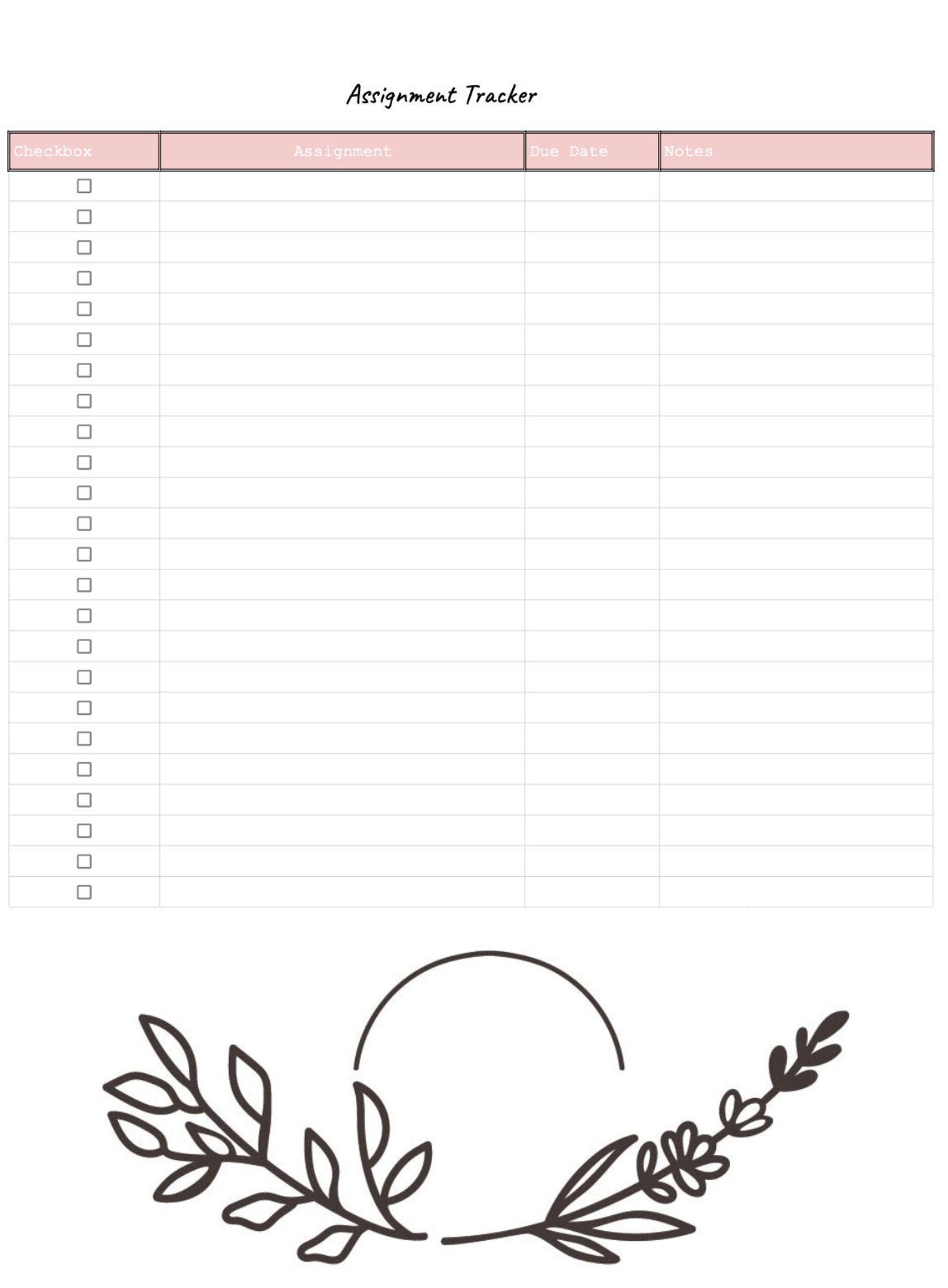 Work assignment tracker image