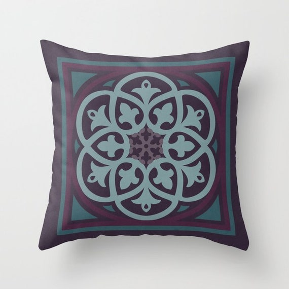 Duck Egg Blue Purple Violet Grey Cushion or Cover Only Mix and