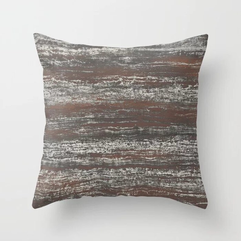 Grey Beige Rust Brown Black Cushion or Cover Only Mix and - Etsy