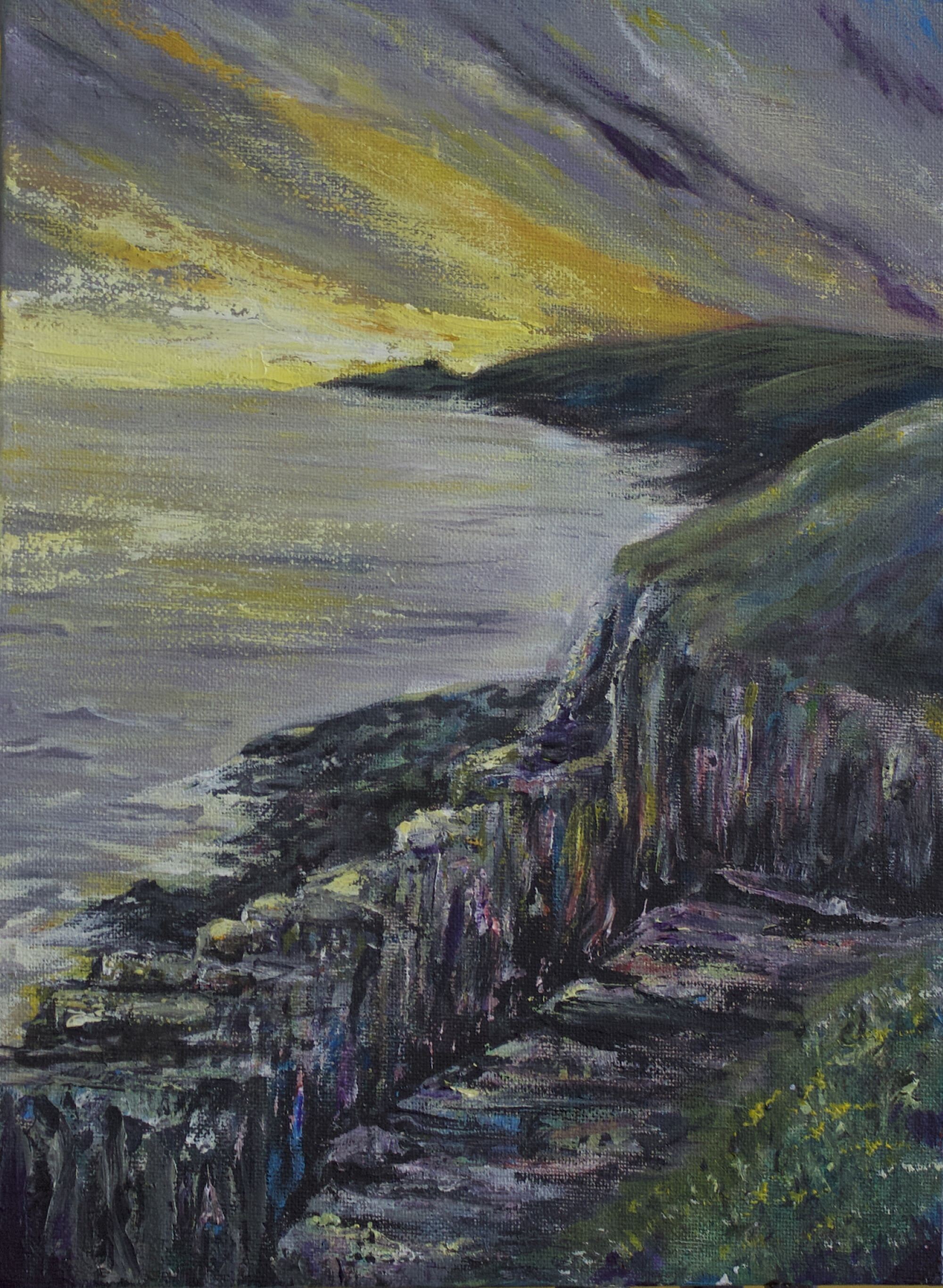 Original Cornish Art 'Winter Walks Two' Etsy