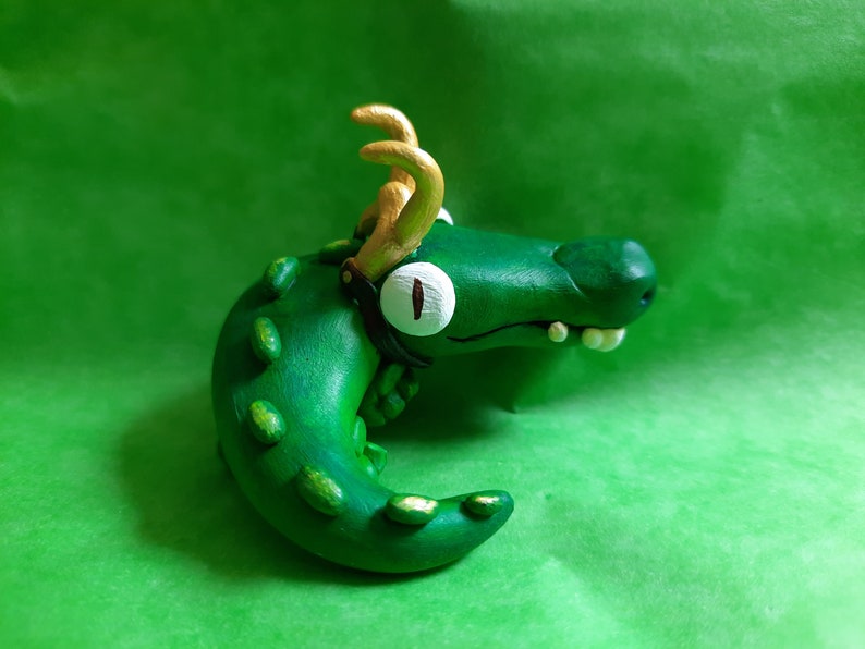Alligator Loki Croki Figurine | Etsy