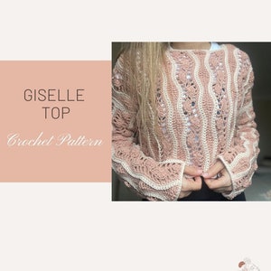 Giselle Top Häkelanleitung (nur digitaler Download)