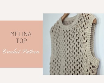 Melina Top Crochet Pattern (Digital download only)