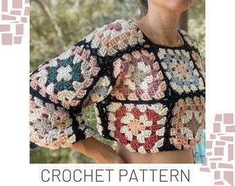 Granny Lace Top Crochet Pattern (Digital download only)