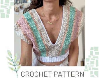 Serena Vest Crochet Pattern (Digital download only)