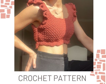 Marbella Top Crochet Pattern (Digital download only)