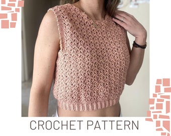 Luna Vest Crochet Pattern (Digital download only)