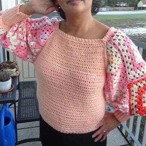 Granny Tee Crochet Pattern Digital download only image 7