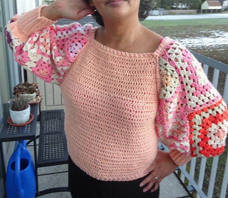 Granny Tee Crochet Pattern Digital download only image 7