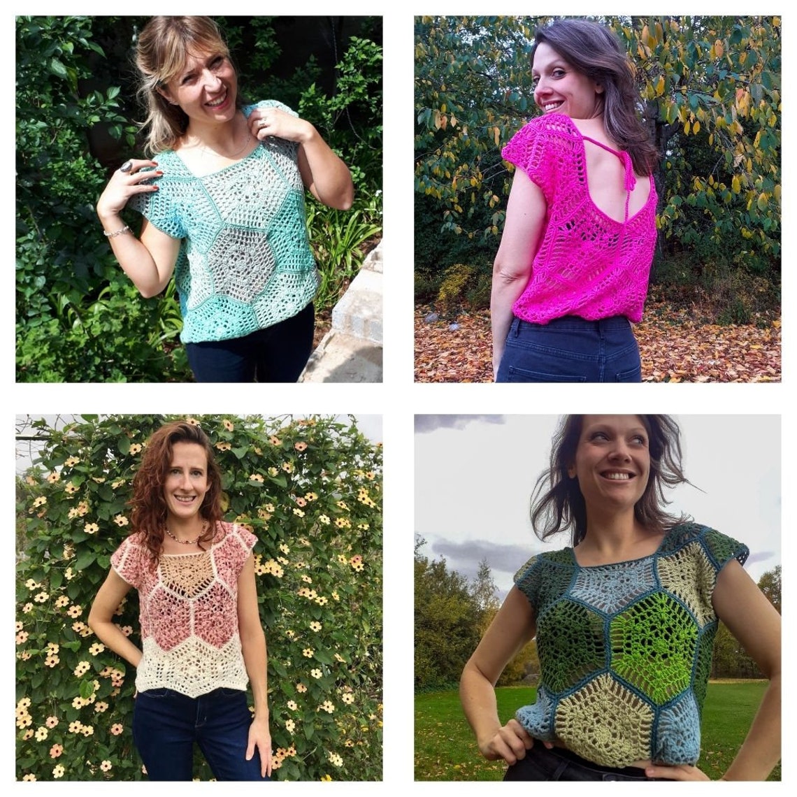 Top Crochet Vainilla