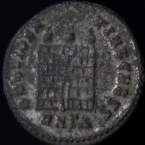 Authentic Ancient Roman Silvered Bronze Coin Campgate | Actual Coin Pictured! | Licinius II |  1500+ years old (100AD-400AD)
