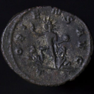 Authentic Ancient Roman Silvered Bronze Coin | Actual Coin Pictured! | Aurelian |  1500+ years old (100AD-400AD)