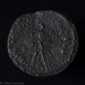 Authentic Ancient Roman Bronze Coin  | 1500+ years old (100AD-400AD), Constantinople, Collectible Coin, Actual Coin Pictured, Rare, Gift