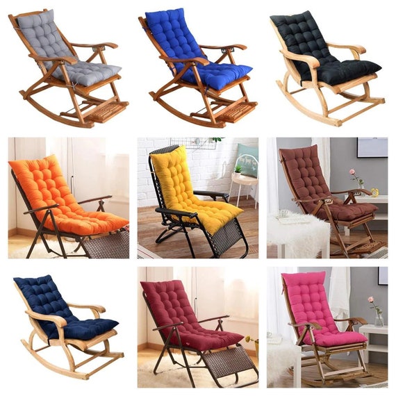 Rocking Chair Cushions Recliner Chair Cushion Long Chair - Etsy UK
