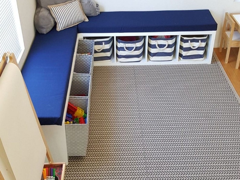 IKEA Kallax Chair Cushion Custom Kallax Cushion Pad Bench Etsy