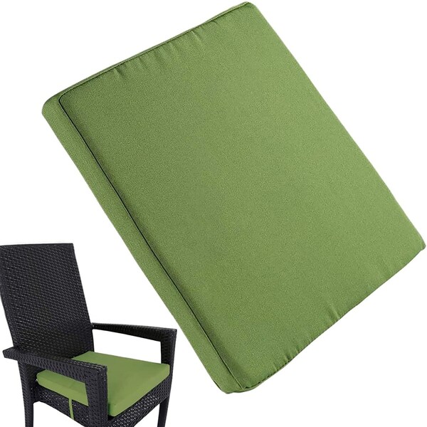 Waterproof - Outdoor Chair Cushion, Garden Chair Pads, Patio Seat Pad, Outdoor Furniture Cushion Covers - ANY SIZE - Cover + Foam