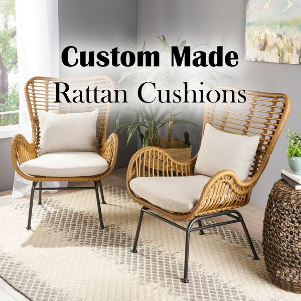 Rattan Chair Cushion Etsy