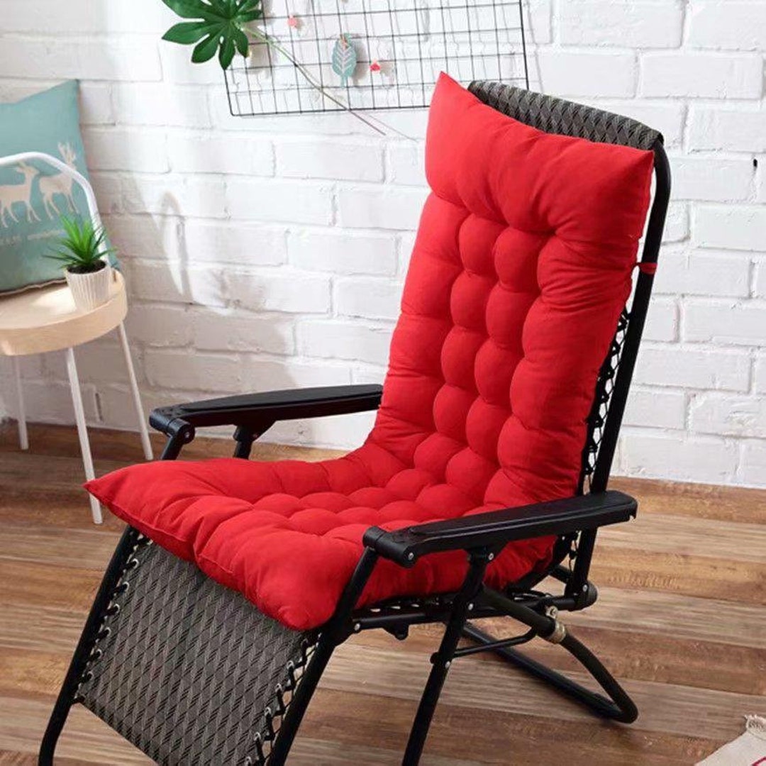 Rocking Chair Cushions With Ties Long Chair Cushion Recliner Etsy