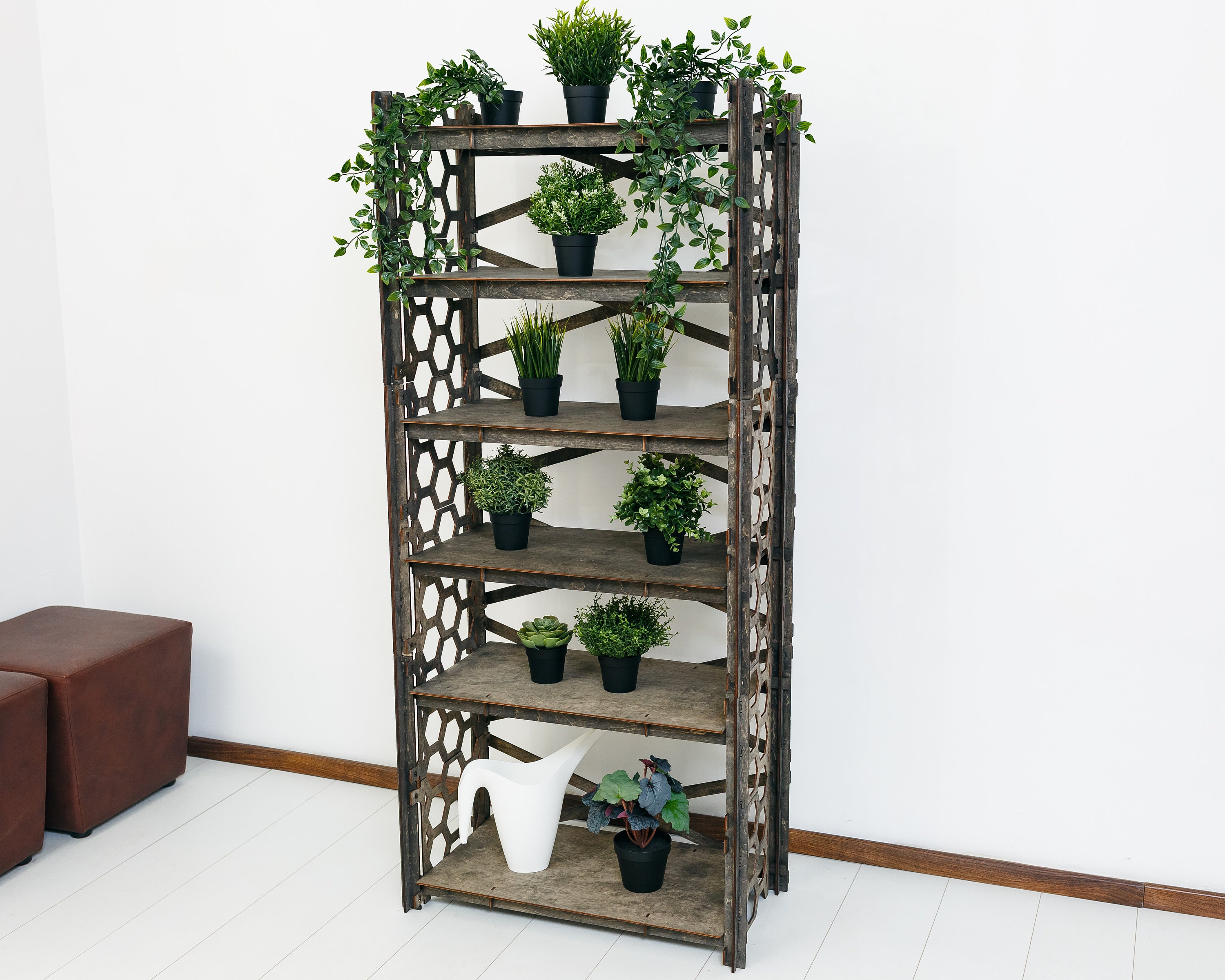 Bookcase kids bookcase Bookshelves Plant stand Wooden Etsy