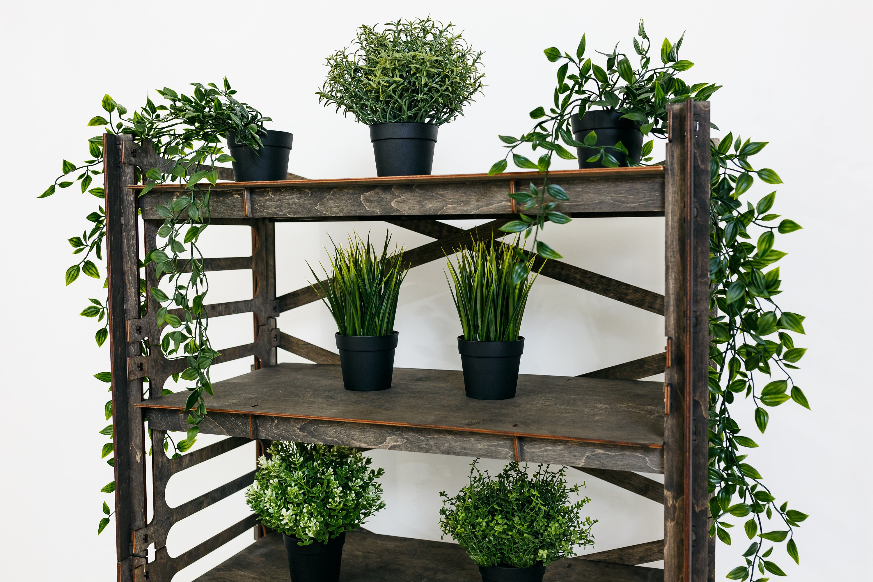 Minimalist Planter Flower Stand Bookcase Indoor Plant Etsy