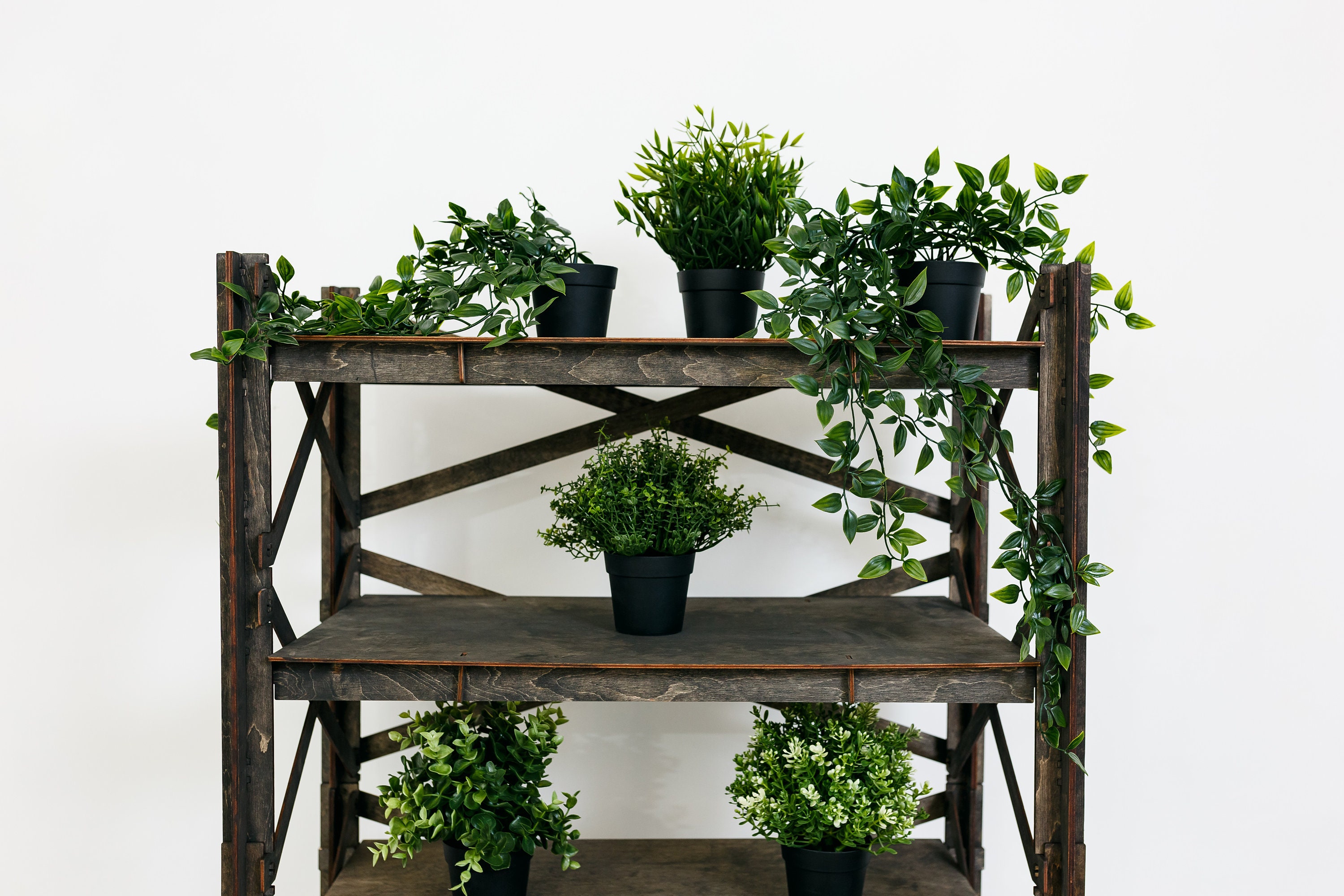 Bücherregal Bücherregal aus Holz Regalständer aus Holz | Etsy