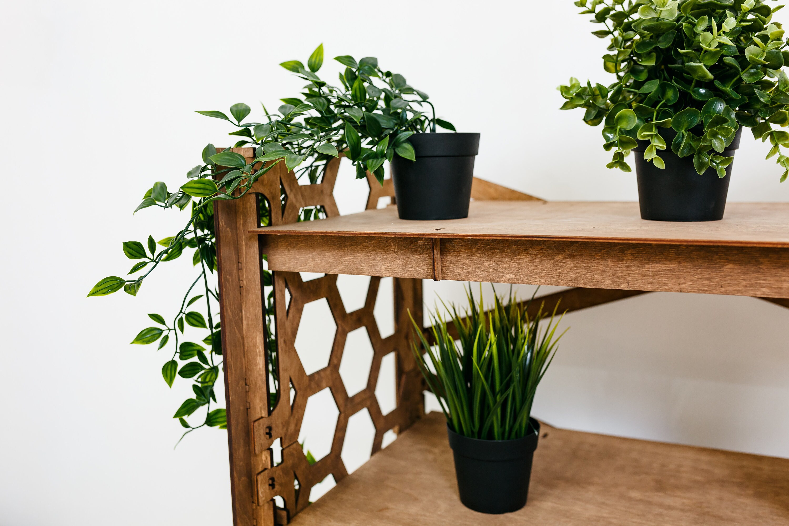 Bookcases Wall bookshelves Bookcase Wooden Plant Etsy