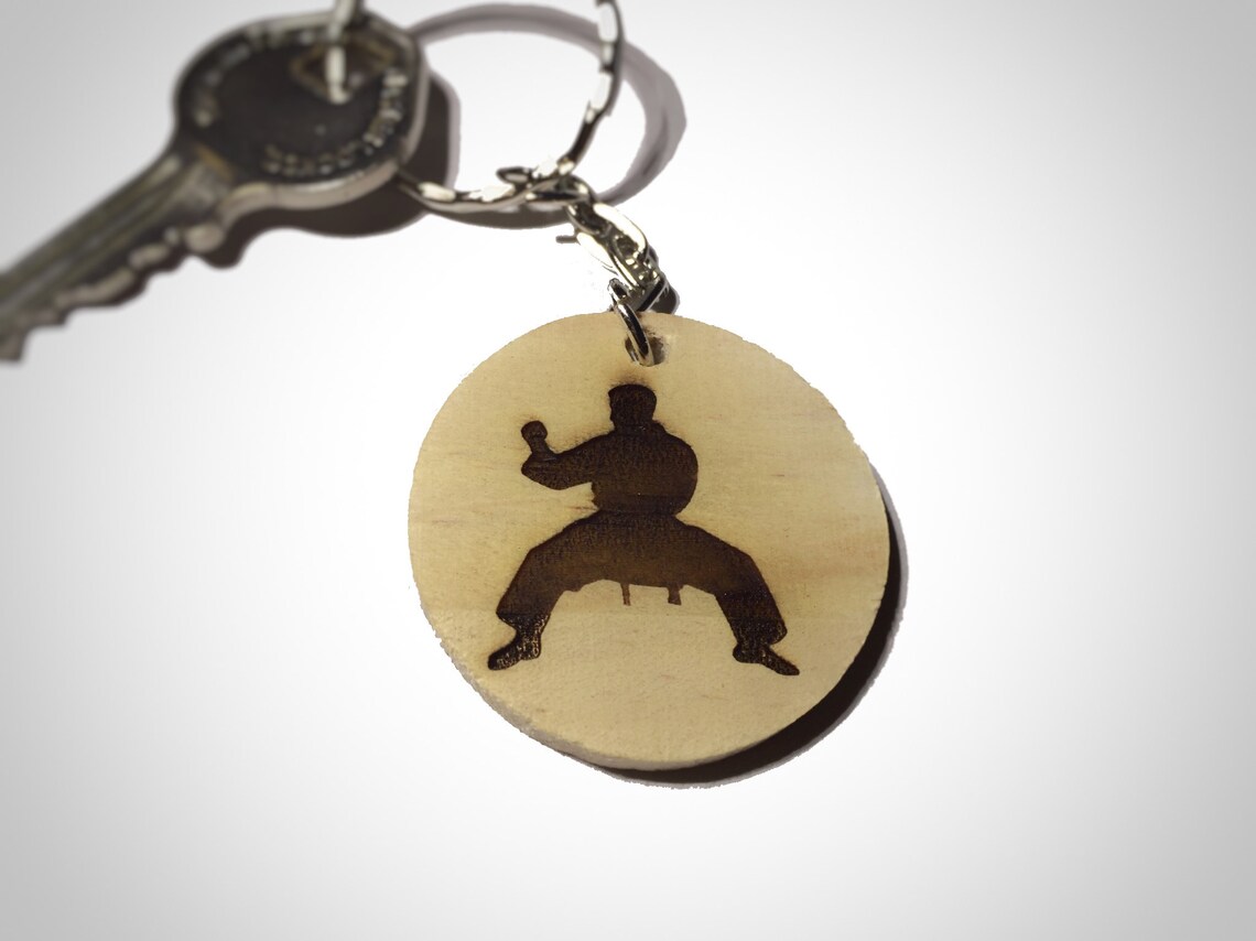 Karate fighter keychain Martial arts Baki Anime Manga Etsy
