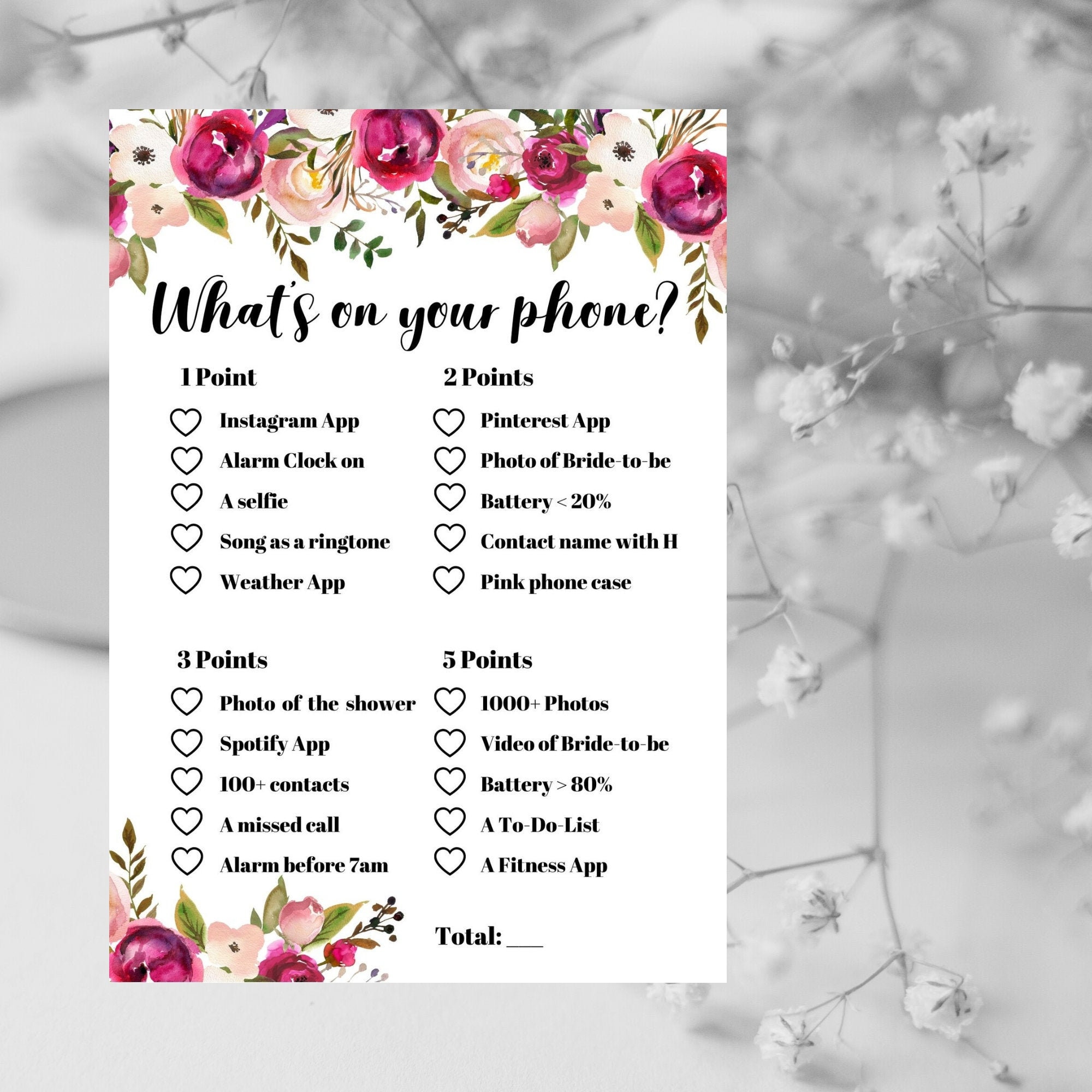 whats-on-your-phone-bridal-shower-game-bachelorette-game-wedding-shower-game-hen-game-bridal-shower-ideas-printable-bridal-shower-game-etsy for Free Printable Bridal Shower Games What S In Your Phone Whats on Your Phone Bridal Shower Game, Bachelorette Game, Wedding Shower Game, Hen Game, Bridal Shower Ideas, Printable Bridal Shower Game - Etsy for Free Printable Bridal Shower Games What S In Your Phone