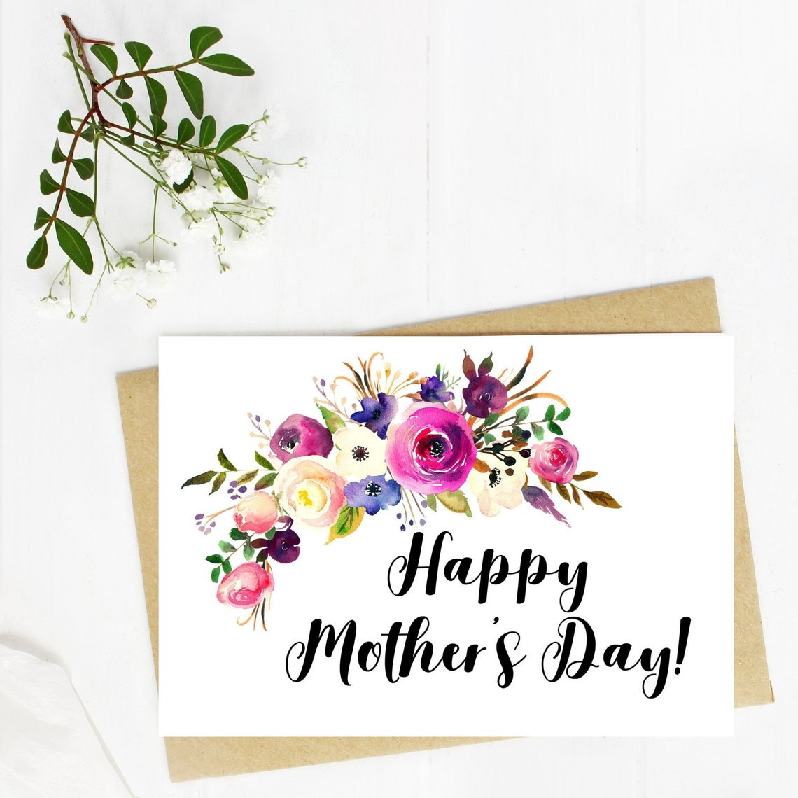 Printable Mothers Day Card Digital Download Printable Mothers Etsy 