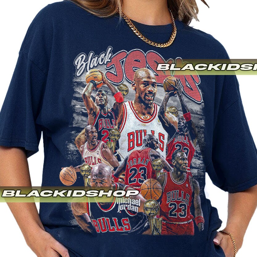 michael jordan black t shirt