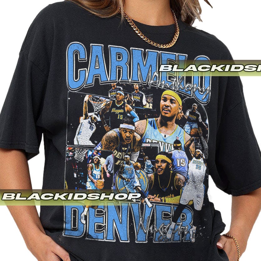 CARMELO ANTHONY 90s Retro Vintage T Shirt New Men Women Size T-Shirt - PH492