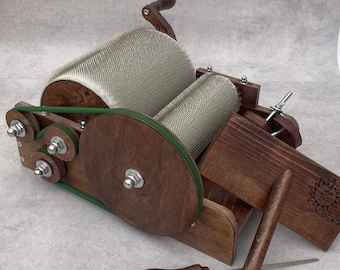 Wooden Drum Carder - 72 TPI / 96 TPI / 120 TPI for wool Fiber Combing Cardings Blending Board Wool picker (M&V)
