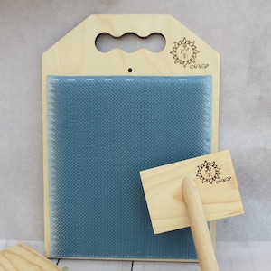 Wooden Carder Fiber Combing Cardings Blending Board - 72 TPI / 96 TPI / 120 TPI Wool picker batts board (M&V)