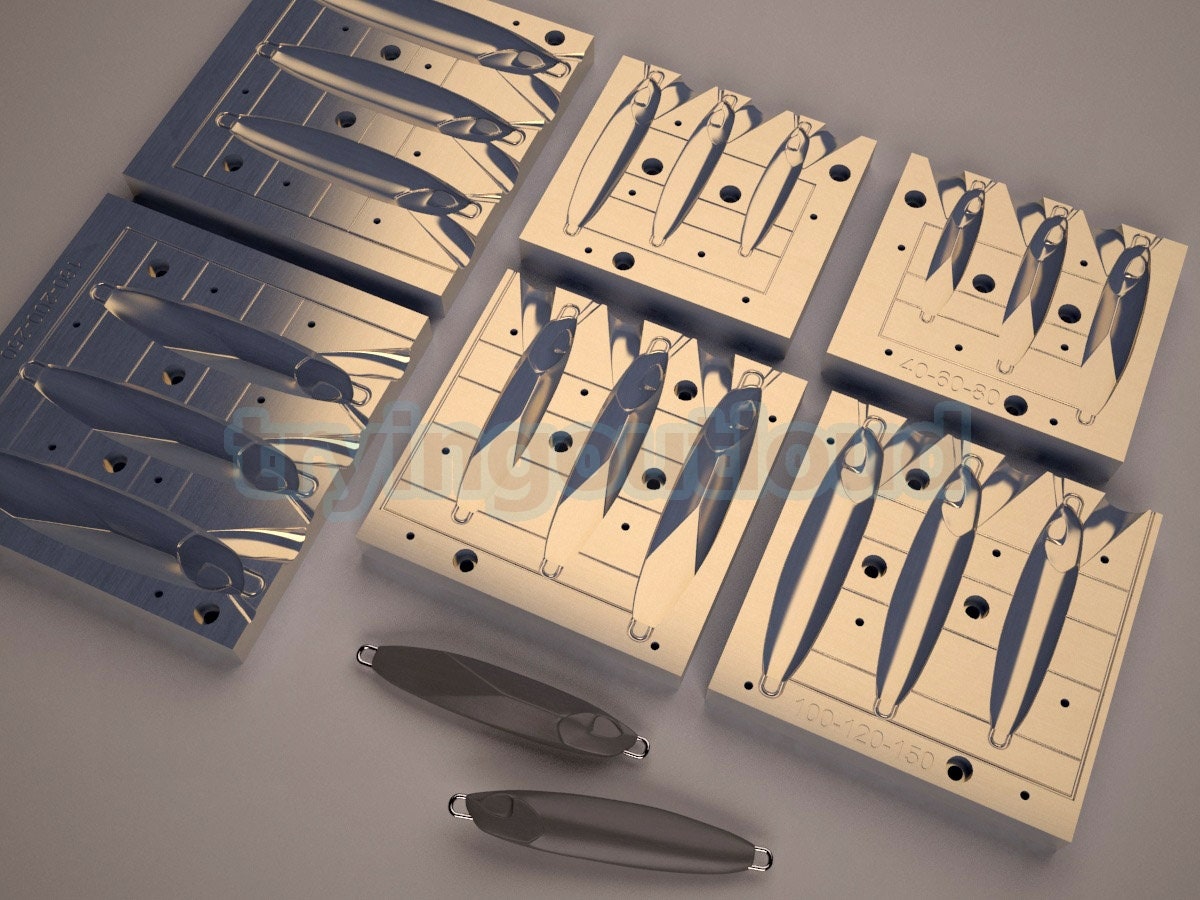40250 Gr DM Force Slow Pitch Metal Jig Mold Packs Etsy