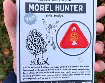 Mushroom Patch Scout Style Rewards Badge Morel