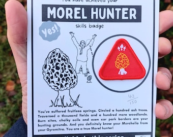 Mushroom Patch Scout Style Rewards Badge Morel